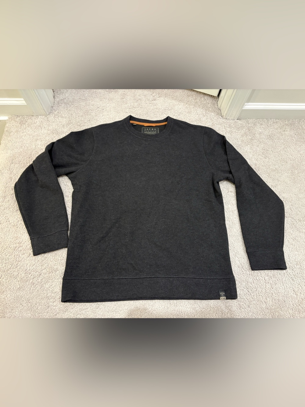 Jachs New York Black / Charcoal Men’s Large Crewneck Sweatshirt